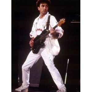 Queen Rock Group, John Deacon Playing Bass Guitar, Queen in Concert at 