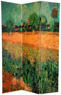 ft Tall Double Sided Works of Van Gogh 2 Room Divider  