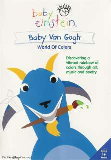 Baby Einstein Baby Van Gogh   World of Colors   DVD 786936179743 