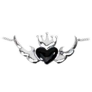  Tribal Regal Winged Heart Back Belly Chain Jewelry