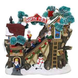  North Pole Animated Tree House Case Pack 4   412481