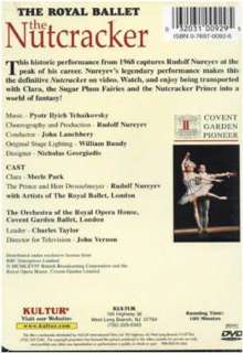 NUTCRACKER The Royal Ballet RUDOLF NUREYEV Musical DVD  
