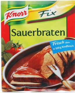 KNORR FIX   Sauerbraten, Gulasch, Wiener Schnitzel,    FRESH from 