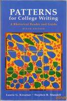Patterns for College Writing Rhetorical Reader Guide Textbook Text 