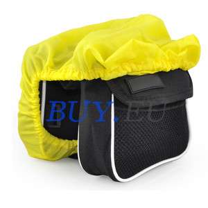 Bike Seat Pack Bag Saddle Pannier Rear Rain Cover  