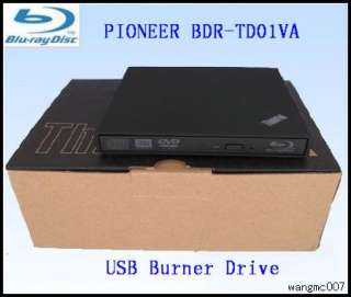 New USB Blu ray 4x Burner Drive BDR  External Recorder  
