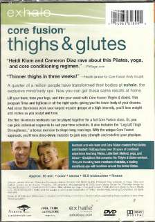 EXHALE Mind Body Spa Core Fusion: THIGHS & GLUTES DVD  