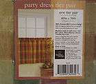 BRICK RED CURTAIN VALANCE 42 WIDE X 13 LONG NEW FREE S/H