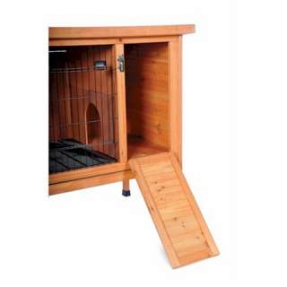   SMALL WOOD BUNNY RABBIT & GUINEA PIG HUTCH PET CAGE PEN HOUSE  