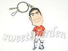 Soccer Manchester United #7 C.Ronaldo Figure Keychain Keyring Backpack 