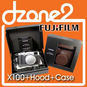 Fujifilm Fuji FinePix X100 Digital Camera + Case + Hood 4547410151831 