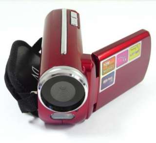 Mini Digital Video Camera DV Camcorder 12MP 4xZoom 1.8 red  