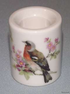 Cute Porcelain Candle Holder with Bird Decor / Designs  