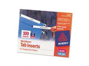Newegg   Avery Laser/Inkjet Hanging File Folder Inserts, 1/3 Tab 