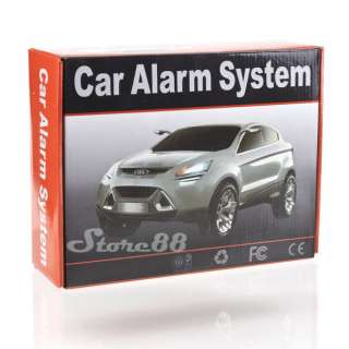 New Car Alarm Security Anti theft System + Siren + Remote  