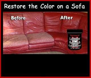 Autumn RED Cleaner, Applicator & LEATHER Refinish Aid RESTORERS Color 