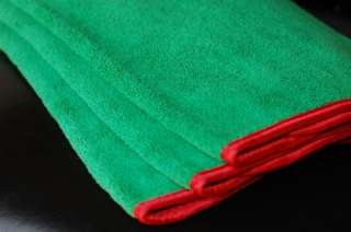 3p Microfiber Towels Elite Deluxe House Car Cleaning Cloths Green Red 