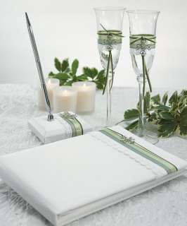 Celtic Charm Wedding Set Pillow Book Pen Garter Irish  