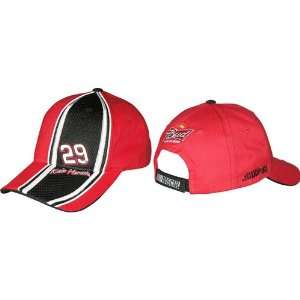   Budweiser Black/Red Mens Qualifier Hat 91829: Sports & Outdoors