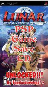 PSP Game Save Lunar Silver Star Harmony Unlocked Cheats  