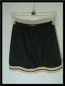 Black Gold Girls Cheerleader Skirt Steelers CU Buffs  