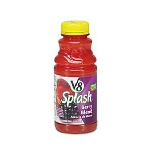    V 8 Splash, Berry Blend, 16 oz Bottle, 12/Box