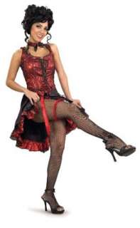  Cancan Dancer Costume Dress (Stockings and Garter not 