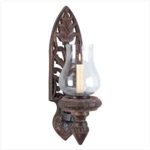  Hurricane Lamp Candle Sconce: Home Improvement