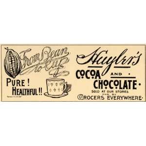   Chocolate Huyler Food Candy Sweets   Original Print Ad