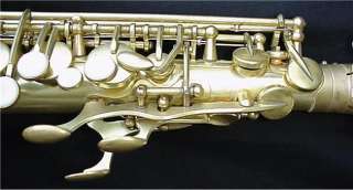   Unlacquered Alto sax W/hard case + Selmer saxophone care kit  