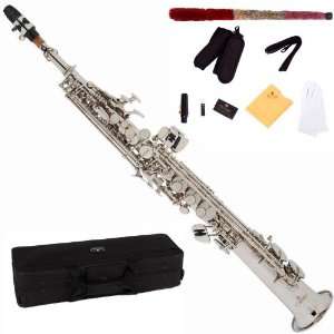   Soprano Saxophone + Mouthpiece, Case, Reeds and Accessories Musical