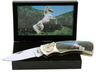 RCSZ210454WHTS White Horse Collectable Pocket Knife