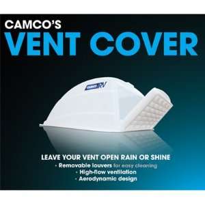  Camco Vent Cover 14 X 14 Roof Vents (White) Everything 