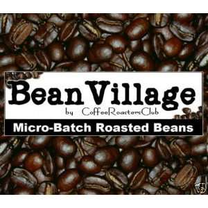   BeanVillage Almond Cherry flavored Coffee Beans 1 lb.: Everything Else