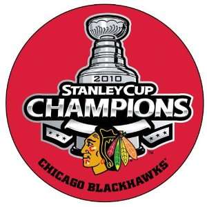 Chicago Blackhawks 2010 NHL Stanley Cup Champions Red 3 Round Button 