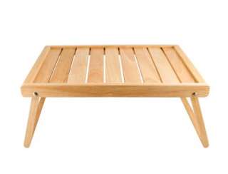 NEW Wooden Breakfast Tray Table Lap Bed Folding Legs  