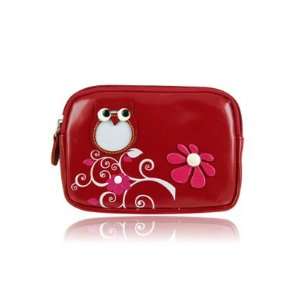    ESPE Red Owl Clutch Wallet Purse Coin Card Bag 