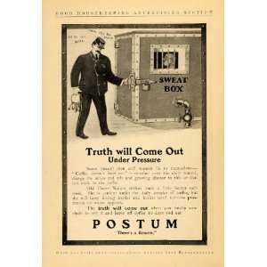  1905 Ad Postum Coffee Alternative Sweat Box Prisoner 