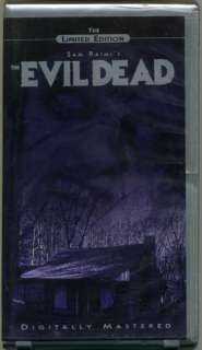 EVIL DEAD LIMITED EDITION VHS; numbered 1998 Anchor Bay 013131043938 