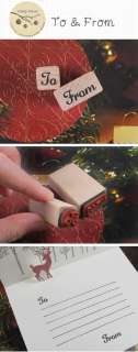 Decorative Stamps Rubber Stamp_To&From  