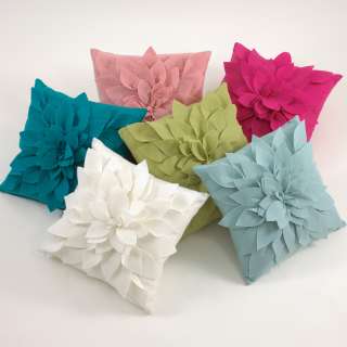 17 sara s flower garden petal decorative throw pillow polyester filler 