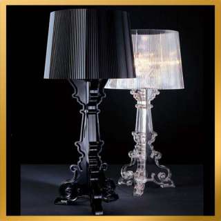 Kartell Bourgie Table Lamp (without brand) [Clear/Black Transparent 