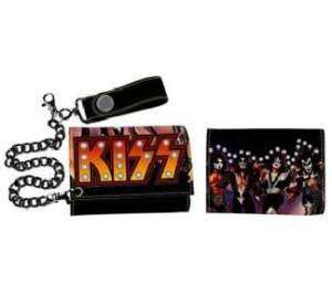 KISS Destroyer Leather Chain Wallet NEW  