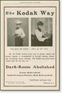 1902 Kodak developing box Dark Room Abolished AD  