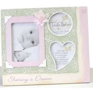  Pack of 2 Tender Embrace Baby Girl Photo Picture Frames 8 