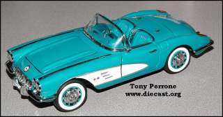   Mint 1:24 1960 Corvette Convertible (Discontinued) diecast car