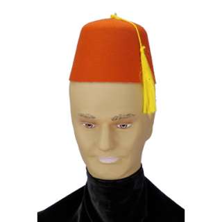 Red Felt Fez Shriners Middle Eastern Costumes Hats  