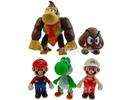  Super Mario Brothers Yoshi Donkey Kong Goomba Fire Mario 5 Figures Set