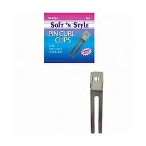    Soft n Style Boxed Pin Curl Clips / 80 per Box (140) Beauty