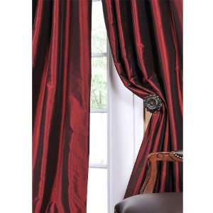   Syrah Faux Silk Taffeta Curtain Panel 50 X 108